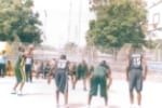 Basketballers competing on an excellent court at the last NSF tagged DADA 2009