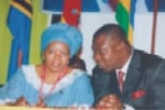 Deputy Senate President, Senator Ike Ekweremadu (right) listening to member of Parliament and CPW Representative, Prof Shiela Tlow during the opening ceremony of the 40th Commonwealth Parliamentary Association (CPA) Africa Region Conference, in Port Harcourt, last Monday. Photo: Chris Monyanga.