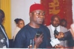 Deputy Senate President, Senator Ike Ekweremadu, fielding questions from journalists  after making a presentation on The Global Economic Crisis;  Implication for Africa, at the Commonwealth Parlimentary Association  conference in Port Harcourt, yesterday. Photo: Chris Monyanaga.