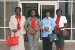 Wife of Rivers State Governor, Dame Judith Amaechi (2nd left), President, Medical Women Association, Rivers State Chapter, Dr Olukunmi Ijeruh (left) Chairman Committee on Health, Rivers State House of Assembly, Hon Irene Inimgba (2nd right) and President-elect, Dr Gracia Eke, during the Association’s visit to Government House, Port Harcourt, recently.