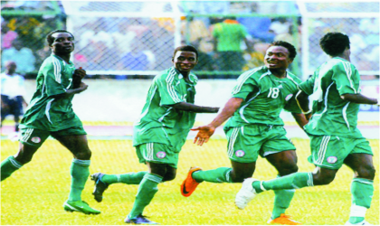 FRED05011103 Members of the Flying Eagles that failed to fly at the 2009 FIFA World Youth Championship (WYC), in Egypt.