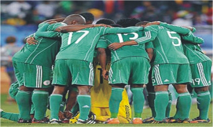 Dream Team V players before the match against Tanzania