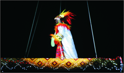 FRED04071102 One of the isometrics display during the opening ceremony of the 17th National Sports Festival, yesterday