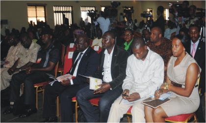 A cross section of  participants at the 7th All Nigeria Guild of Editors Conference in Benin, yesterday.