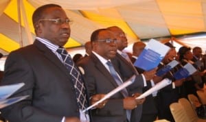 Members of Nigeria Bar Association at the 2012/2013 End of Legal Year thanksgiving service of Rivers State Judiciary in Port Harcourt, last Friday.