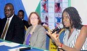 L-R: Managing Director, Nigeria Liquefied Natural Gas, Mr Babs Omotowa, Country Director, British Council, Nigeria, Connie Price and Centre Manager, British Council, Nigeria, Ijeoma Arguba, during  the presentation of scholarship awards  Post Graduate Students  in Port Harcourt, yesterday 