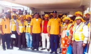 Road Safety Partnership Co-ordinator of Shell, Mrs Eme Wabotem (left), a participant Mr Benneth Agbo and the Zonal Commanding Officer of RSSC, C.N  Uwadoka at the SPDC sponsored workshop on First Aid and Casualty Handling in Port Harcourt, yesterday.