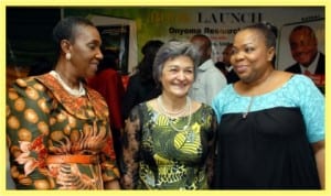 L-R: National Representative of the Hydrocarbon Pollution Restoration Project (HYPREP), Barrister (Mrs) Joy Nunieh-Okunnu, Professor of Strategic Assessment and Sustainability and Former President of the International Association for Impact Assessment (IAIA) with its International Headquarters at Fargo, North Dakota, USA, Professor Maria Rosario Partidario, and the wife of the author, Mrs Tumini Bristol-Alagbariya 
