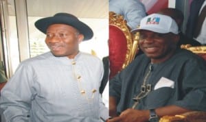 President Goodluck Jonathan and Governor Chibuike Rotimi Amaechi