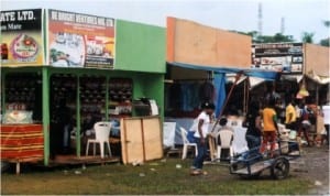 A view of the 9th Port Harcourt International Trade Fair, during the opening ceremony at Isaac Boro Park on 22nd  November, 2013.