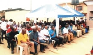 Cross section of participants during the APC Sensitisation Rally at Oro-Obasiorlu Town Hall, Mile 3, Diobu, Port Harcourt last Sunday.