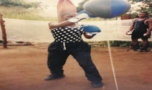 A female boxer in intensive training in Port Harcourt ahead of National Championships, recently.