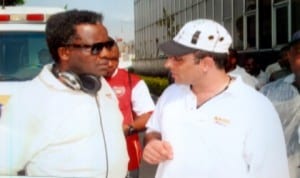President, PHCCIMA, Engr. Emeka Unachukwu (left) chatting with publicity secretary, PHCCIMA, Chief Nabil M. Saleh  during PHCCIMA’s keep fit walk for  charity in Port Harcourt recently.                     Photo: Prince Obinna Dele