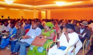 Cross section of journalist at the interaction session at Government House, Port Harcourt, with the Governor of Rivers State, Rt. Hon. Chibuike Amaechi, last Monday. Photo: Chris Monyanaga