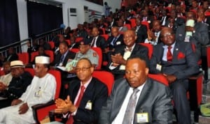  Participants at the 4th Annual Seminar on National Security organised by the Alumi Association of National Defence College in Abuja, yesterday