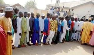 People queuing to register as APC members at Lere North Ward in Tafawa Balewa LGA of Bauchi State, last Friday. Photo: NAN