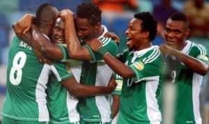 Flying Eagles celebrating a victory, recently
