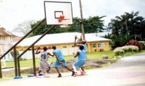 Handball players in action during a national sports event in Port Harcourt, Rivers State, recently.