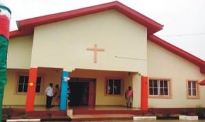 An ultra-modern United Believers Mission built by Mr Ima Niboro and inaugurated at Emevor, Isoko-North Local Government Area of Delta State last Saturday. Photo: NAN