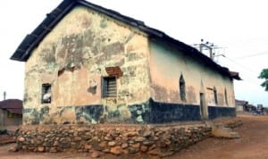 The first Church built by missionaries at Koro, Ekiti Local Government Area of Kwara State, at the wake of the 21st century. 