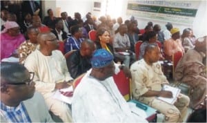 States Chairmen and Secretaries of Nigerian Christian Pilgrim Commission (NCPC) at the NCPC Conference of States in Abuja, yesterday 