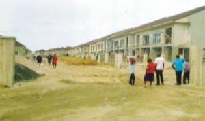 Rivers State Golf Estate under construction, one of the public-private partnership projects.