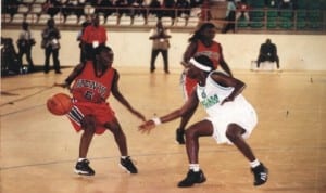 Basketball players in action during a national event in Port Harcourt, recently.