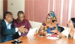 L-R: Member, Rivers State House of Assembly representing Etche Constituency II, Hon Golden Chioma, Deputy Leader of the House, Hon Nname Rosbinson Ewor, member representing Port Harcourt Constituency 1, Hon Victoria Nyeche and Deputy Whip of the House, Hon Irene Inimgba, during the Amendment of the Rivers State High Court Law 2014 in Port Harcourt, last Wednesday. Photo: Egberi Sampson