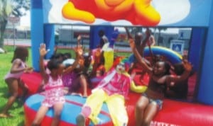Children celebrating at Hotel Presidential, Port Harcourt, during Children’s Day celebration.