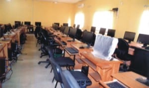 Computer section of the Rivers State University of Science and Technology, Port Harcourt. Photo: Chris Monyanaga.