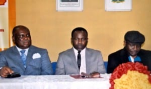 L-R: Ezecutive Chairman, SUBEB, Mr Alli Oruitemeka, representatives of SPDC, Dr Amadi Amadi and Permanent Secretary, Ministry of Education, Mr Minabelem Michael West, during the flag-off of Shell Safe Route to School Campaign at St. Andrew’s State School, Port Harcourt, recently.Photo: Obinna Prince Dele.