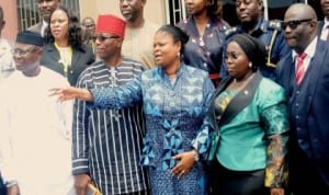 L-R: Special Adviser to Lagos State Governor on Political and Legislative Powers Bureau,  Mr Folami Muslim, Commissioner for Special Duties, Dr Wale Ahmed, Deputy Governor, Mrs Adejoke Orelope-Adefulire, Secretary to the State Government, Dr Oluranti Adebule and General Manager, Lagos State Emergency Management Agency (LASEMA), Dr Olufemi  Oke-Osanyintolu, at the  2nd Lagos Emergency and Disaster Preparedness Summit  in Lagos recently.