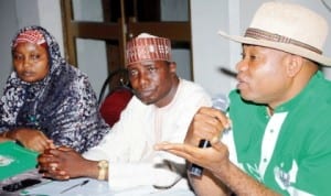 L-R: Head of Registration, National Health Insurance Scheme (Nhis), Dr Zainab Makarfi, Head of Zonal Offices Operations, Alhaji Idris Mohammed and Executive Secretary, Dr Femi Thomas, at Nhis workshop for Zonal and State Coordinators in Enugu recently. Photo:NAN