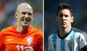 Robben and Messi