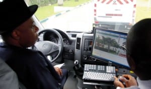 The automated project monitoring and assessment vehicles, known as the Automated Road Analyser (ARAN) unveiled by Rivers State Governor, Chibuike Amaechi in Port Harcourt, last Thursday. Photo: NAN