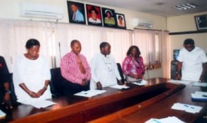 Cross section of guests at the inauguration of the executives of the Nigeria Statiscal Association in Port Harcourt, recently.