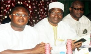 L-R: Chairman, Trade Union Congress (TUC), Rivers State Council, Mr Chika Onuegbu, National President, Association of Senior Civil Servants of Nigeria, Mr Bobboi Kaigama and former Chairman,TUC, Rivers State Council, Mr Jack Alaso, at a seminar on entrepreneurship development and pre-retirement in Port Harcourt last Thursday.