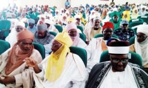 Traditional Rulers at a summit on Traditional Justice System Reform In Dutse, Jigawa State last Saturday.