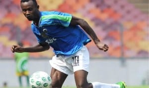 Enyimba’s Mfon Udoh scored against Taraba United on Sunday to steer the people’s Elephant to third spot on the log.