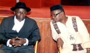 Former Speaker, Rivers State House of Assembly and a former Commissioner in the State, Rt Hon Stephen Ezekwem (left), with the former Deputy Speaker, Hon Hike Orji, during the Valedictory session organised by the State House of Assembly in honour of the first Speaker of the Assembly, Late Chief R.R. Briggs on the floor of the House last Friday. Photo: Chris Monyanaga