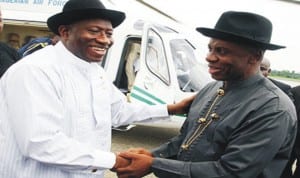 President Goodluck Jonathan And Governor Amaechi, Rivers State