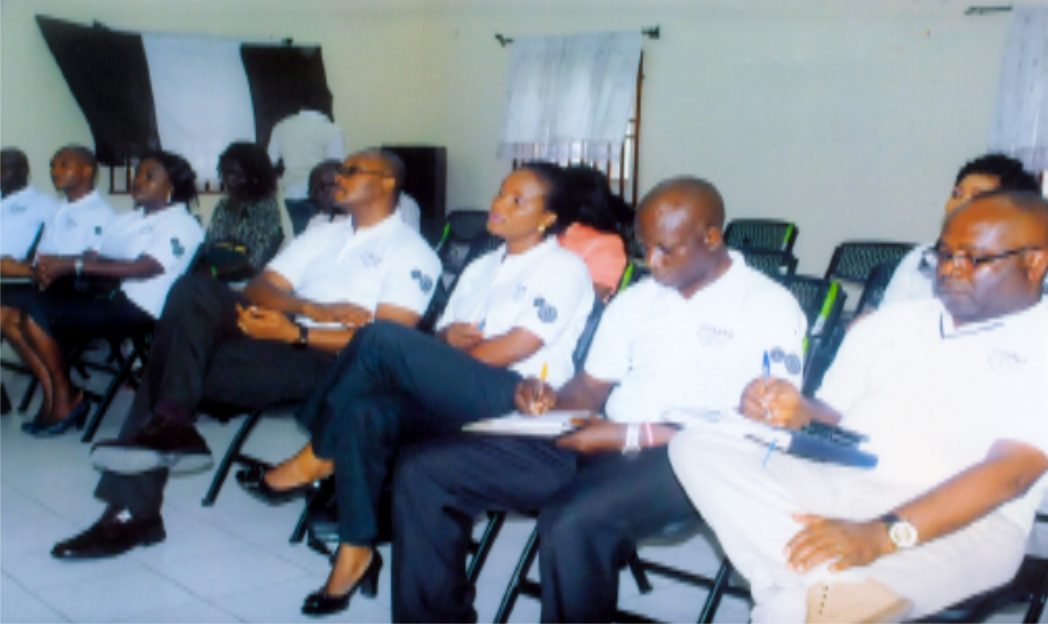 Cross section of participants during a press briefing on the 30th Annual General Meeting of Manafacturers Association of Nigeria (MAN) in Port Harcourt, yesterday. Photo: Egberi A. Sampson