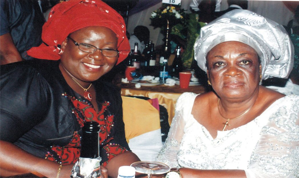 Rivers State Commissioner for Information and Communications, Mrs Ibim Semenitari (left), with Mrs Mediline Abam, during the 60th birthday ceremony of Dr Claribel Abam, Executive Secretary, Rivers State Primary Healthcare Management Board in Port Harcourt, last Saturday.