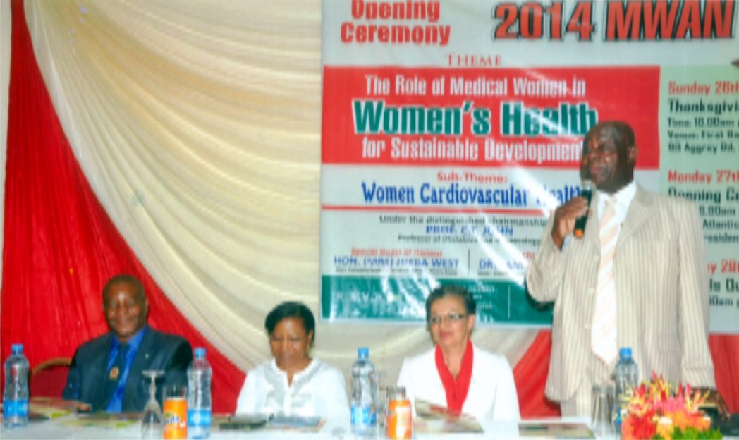 From R-L: Chairman of the Day, Proffessor of Obstetrics and Gynaecology, Prof. C.T John; The Secretary Ministry of Health, Dr Mrs Nnesochi Offor; Executive Secretary, Rivers State Primary Healthcare Management Board, Dr Claribel Abam and their fellow counterpart.