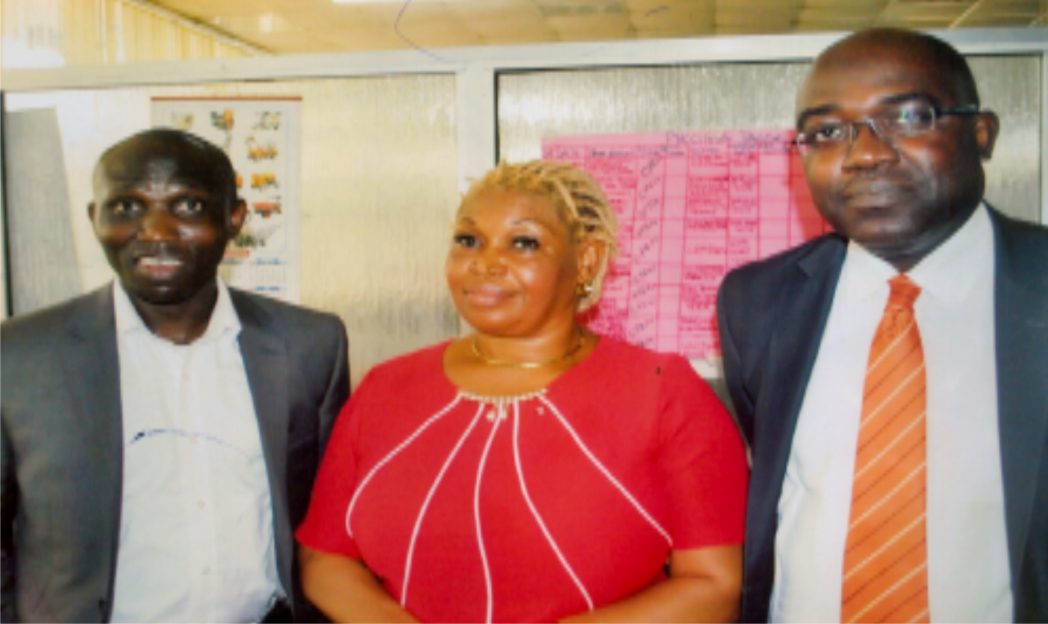L-R: Chief Executive Officer/Managing Director, CRU-Network Ltd, United Kingdom, Dr. Raphael Mena Okrike, Treasurer/Head of Foreign Misions, PHCCIMA, Mrs Stella Agada and Mr. Kunle Ajagbe, during PHCCIMA’s council meeting in Port Harcourt recently. Photo: Prince Obinna Dele