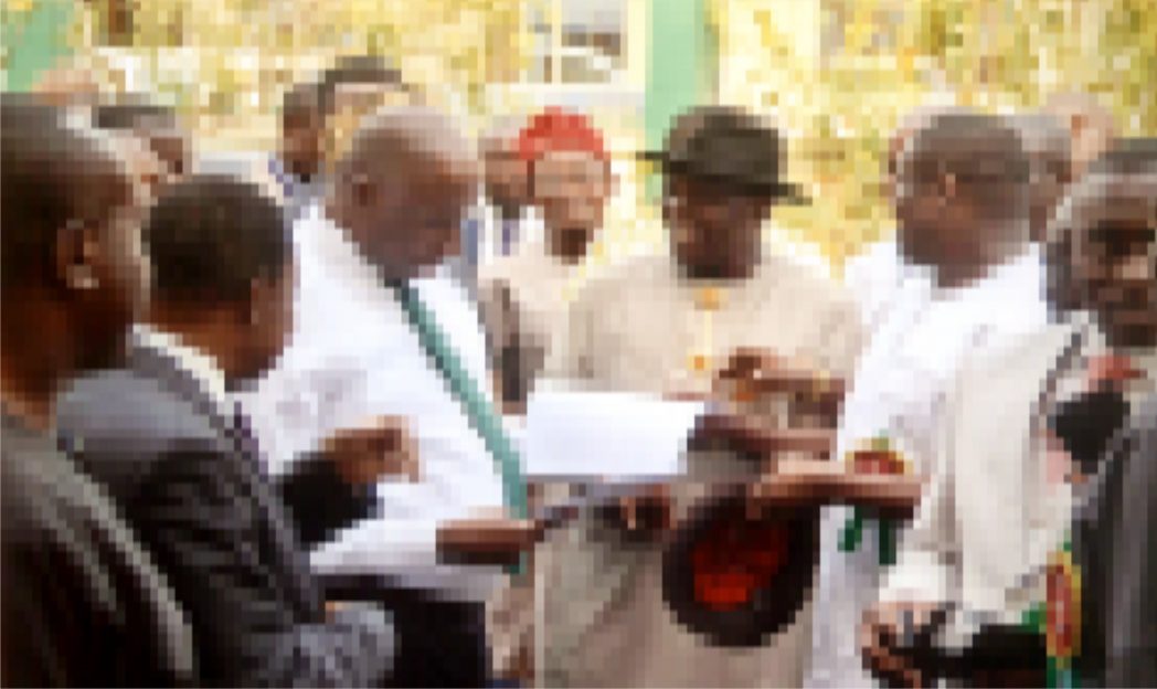Governor of Rivers State, Rt. Hon. Chibuike Amaechi, his deputy, Engr Tele Ikuru, APC Governorship running mate, Hon. Asita and others chatting outside Assembly Chamber before his Appropriation Bill presentation recently. Photo: Chris Monyanaga