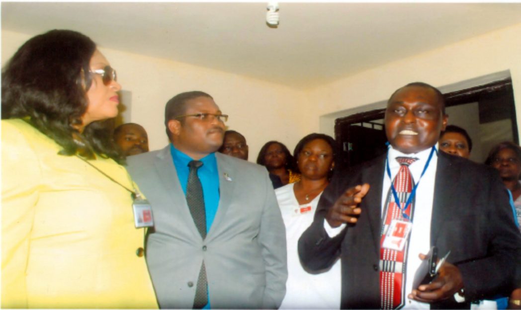L-R: General Manager FAAN, Mrs Ebele Okoye, Manager, Public and Government, Affairs, Mobil Producing Nigeria, Mr Yemi Fakayejo, DGM (Aviation Medical), Dr Nuhu .A. Mwadi, during the flag-off ceremony of free healthcare campaign for Omagwa, Igwuruta, and IPO communities/official handover ceremony of completed project at Port Harcourt Int’l Airport, Omagwa recently. Photo: Egberi A. Sampson