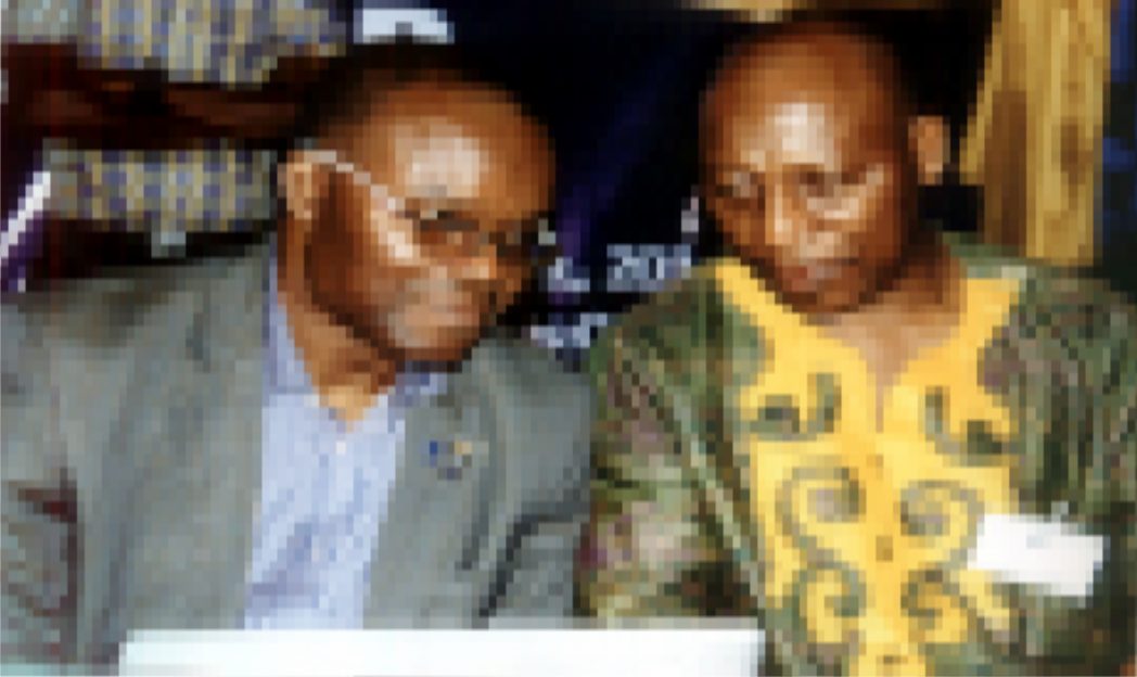 Secretary General NIQS, Femi Balogun (left) confering with Vice Chairman NIQS Rivers State Chapter, Mr Edighoman I. Ewa (right) during the Nigerian Institute of Quantity Surveyors Rivers State Chapter meeting in Port Harcourt recently. Photo: Egberi A. Sampson
