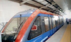 The monorail ready for transportation in Port Harcourt.    	        Photo: Prince Obinna Dele