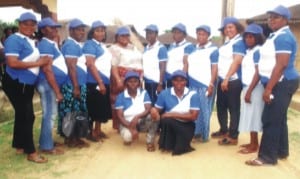 A group picture of the women’s wing of Odual Peoples Assembly during the campaign